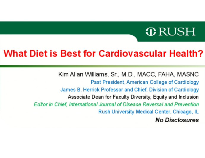 What Diet is Best for Cardiovascular Health?
